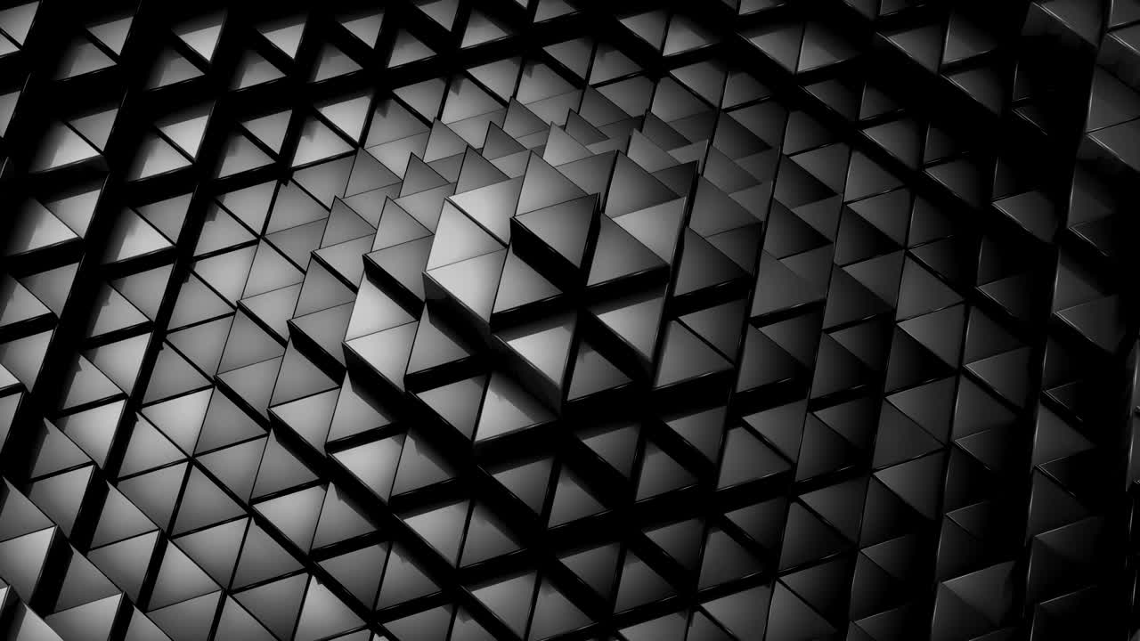 삼각형은 파도를 형성했습니다.