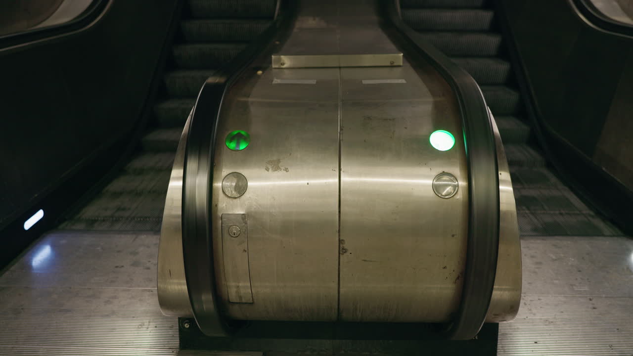 Escalator in a public transport