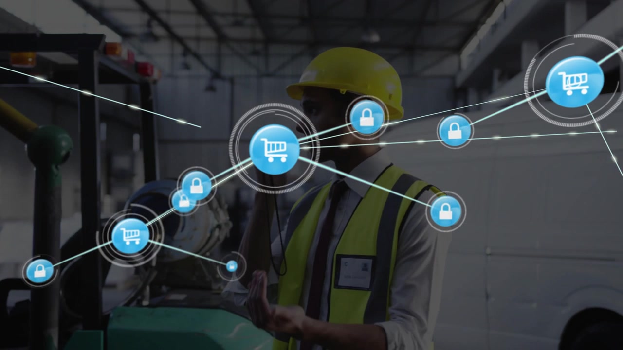 Inspector raising mic and inspecting machine as secure supplychain overlay expanding