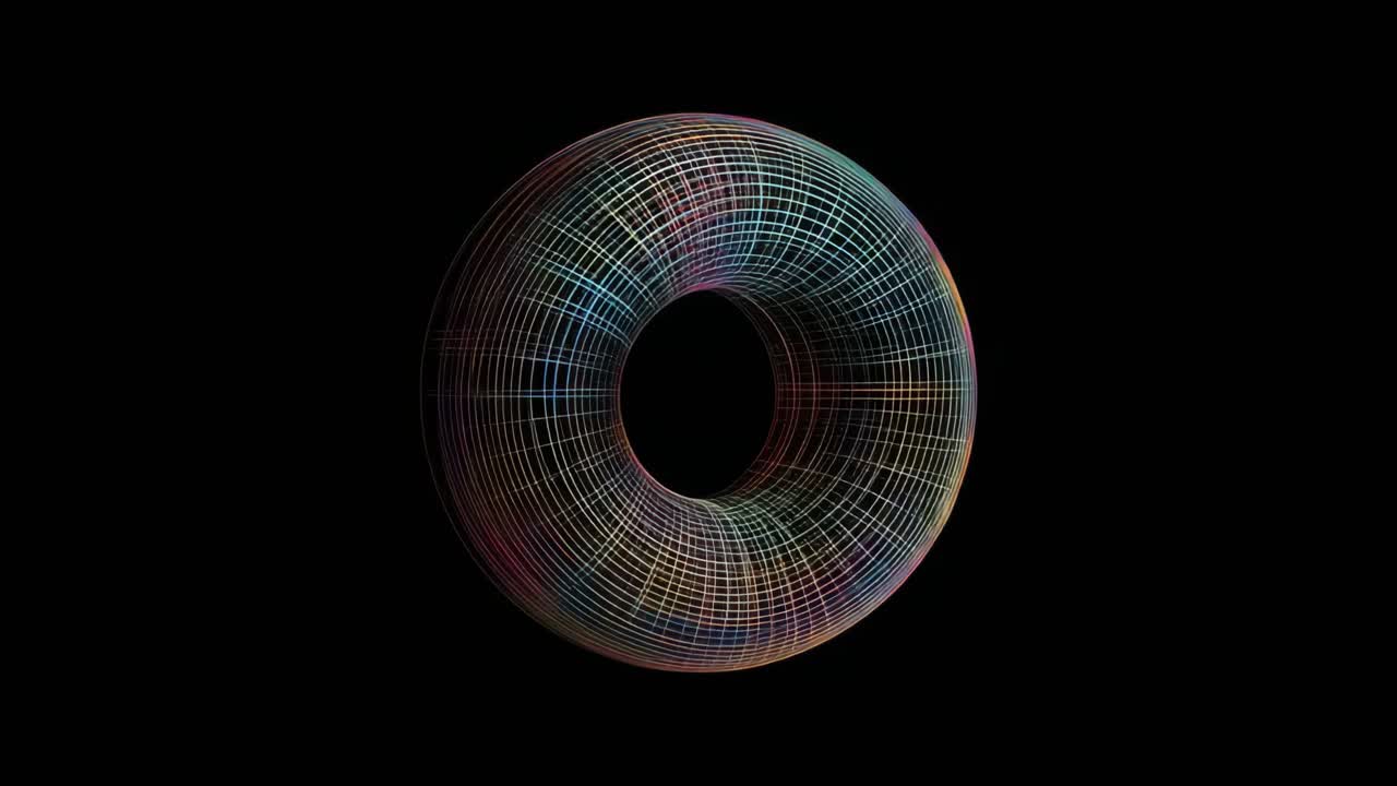 Abstract Colorful Tunnel