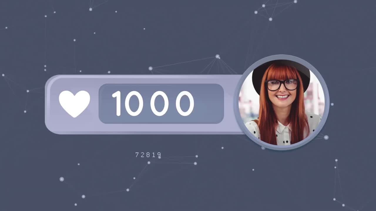 números contando con una foto de una mujer