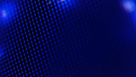 bright abstract dots moving to the top on a background of blue pixels
