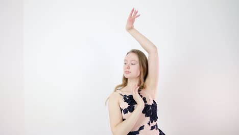 artful interpretation through movement dive into the thoughtful dance performance of a young caucasian dancer