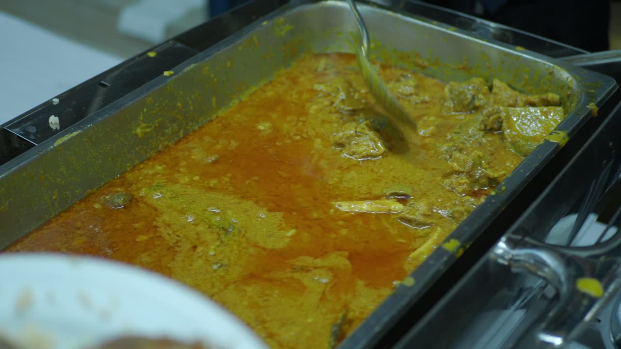 Close-up of a dish of curry