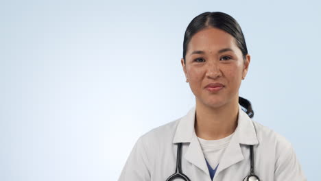 medical studio, woman face
