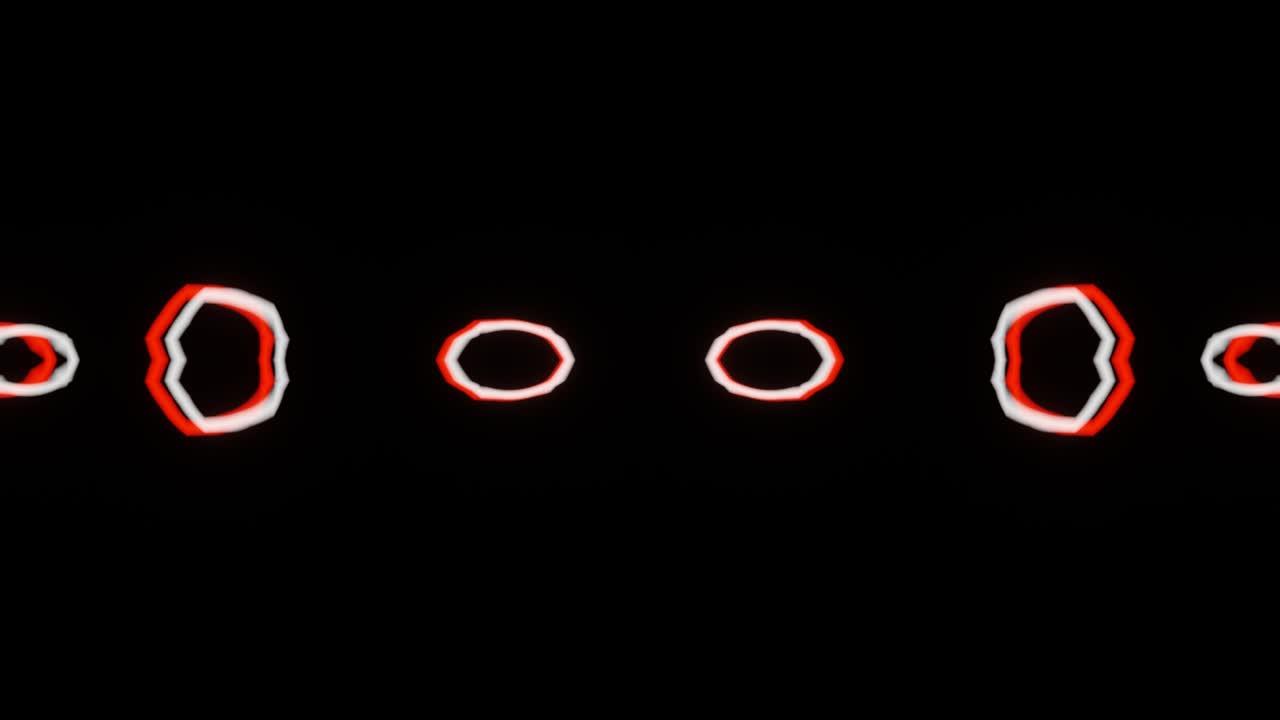 el desbordamiento de bucle brillante de un patrón abstracto