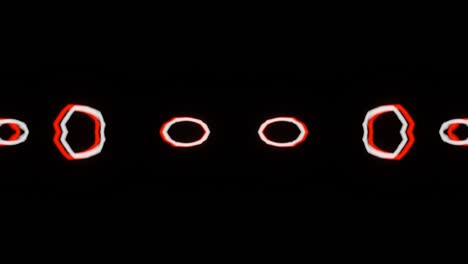 el desbordamiento de bucle brillante de un patrón abstracto