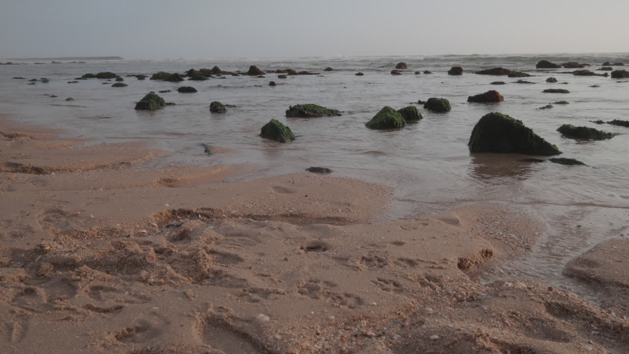 пляж в час заката