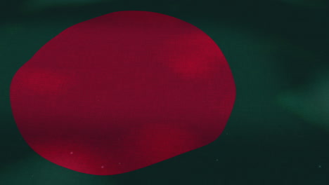 the bangladesh national waving flag