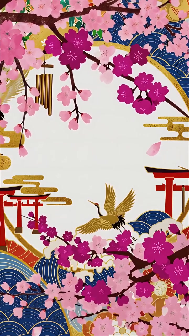 Sfondo Animato Cultura Giapponese 4K
