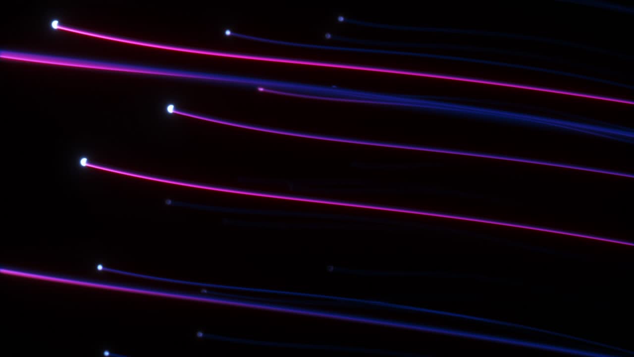 Abstract Glowing Lines