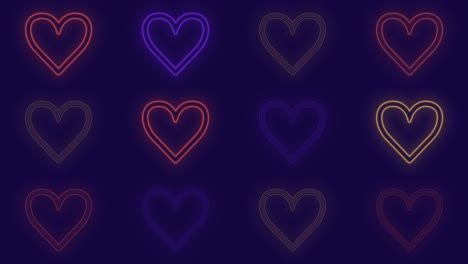 Neon-colorful-hearts-pattern