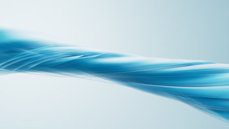 flowing twisted blue cloth background, 3d rendering.