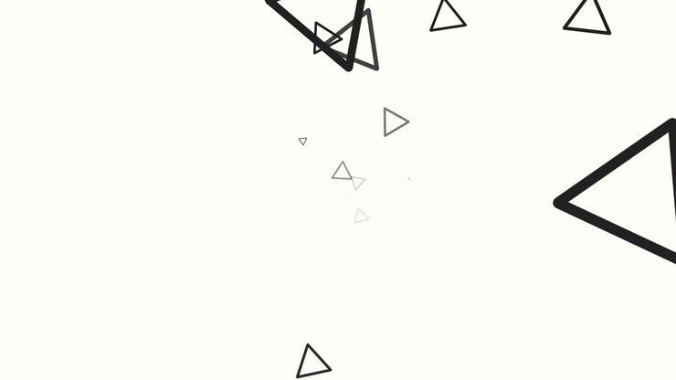 Motion and fly geometric neon black triangles abstract simple background