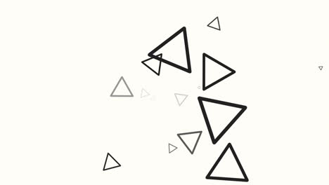 Motion-and-fly-geometric-neon-black-triangles-abstract-simple-background
