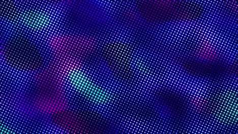 abstract background with moving glowing dots. sound wave element. equalizer for music. technology or science. 3d rendering. seamless loop. 4k