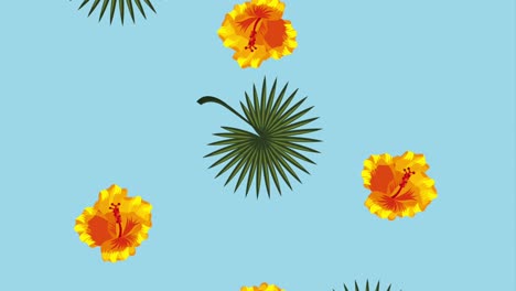 summer tropical template
