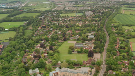 Aerial-shot-looking-south-over-Newtown-cambridge