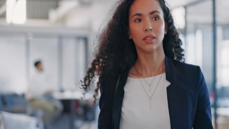 business, woman and check watch in office