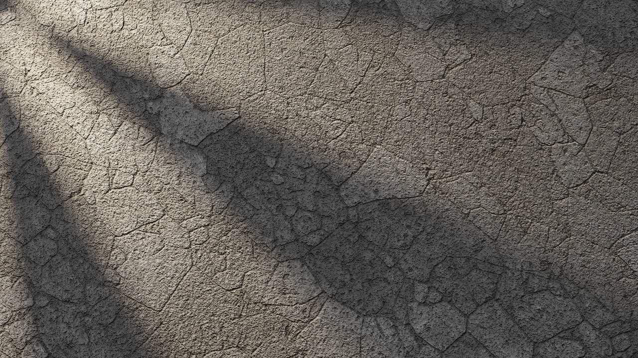 균열된 땅의 근접적인 모습 검은색