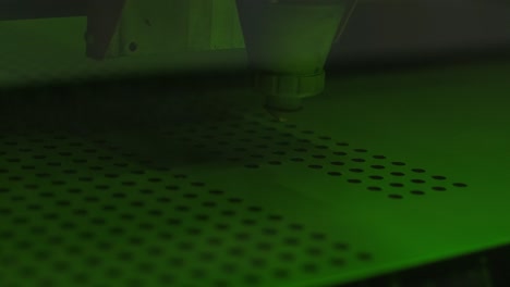 industrial laser cutting processing manufacture technology of flat sheet metal steel material with sparks
