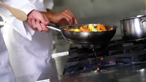 chef preparing food in the kitchen