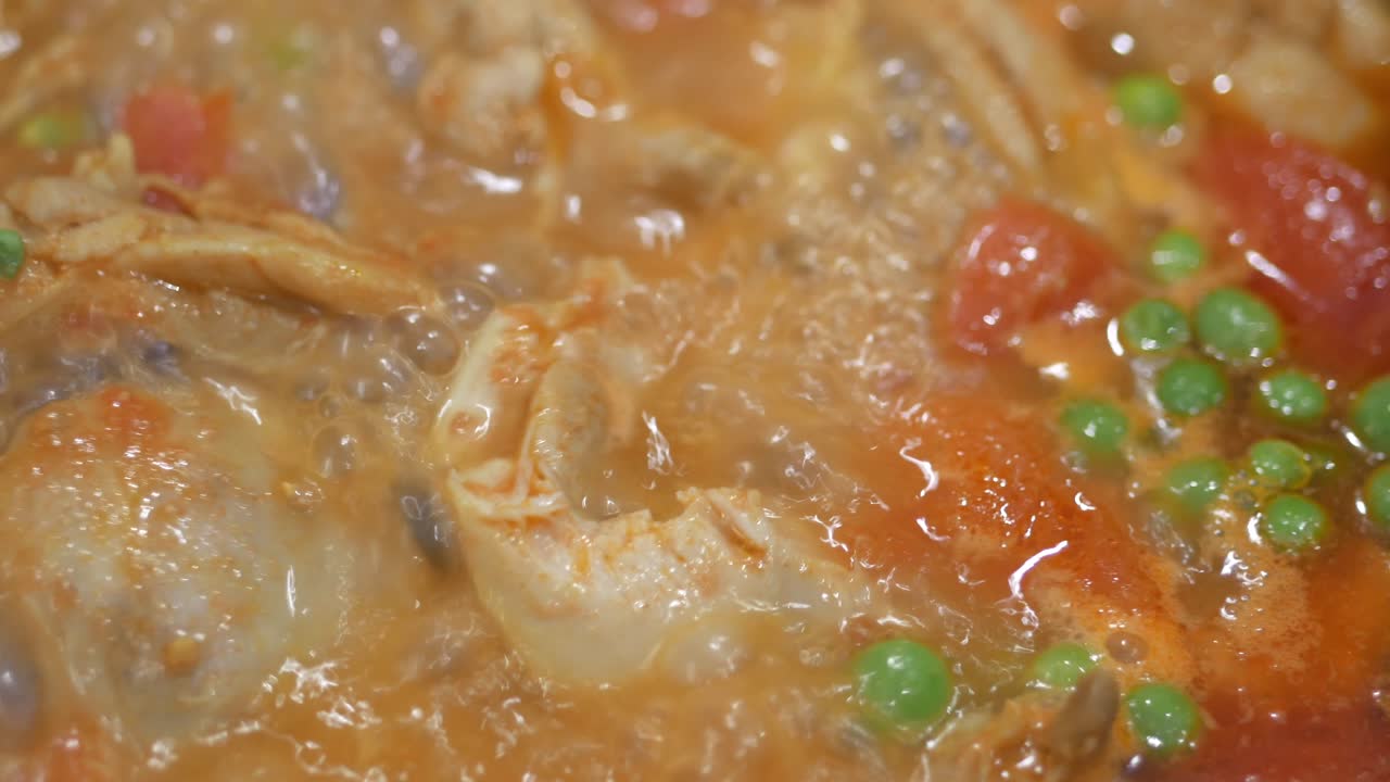 estofado de pollo con verduras