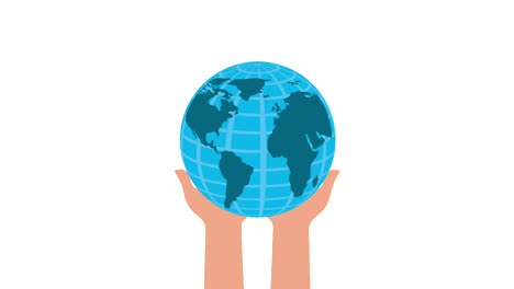 el concepto de negocio mundial de las manos en la mano