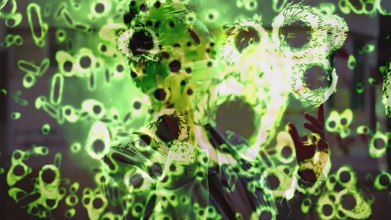 coronavirus covid19 concepto de animación 4k