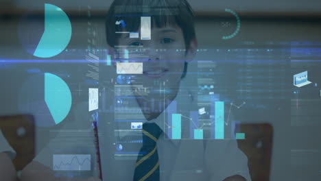 ecuaciones matemáticas sobre el trabajo de un niño.