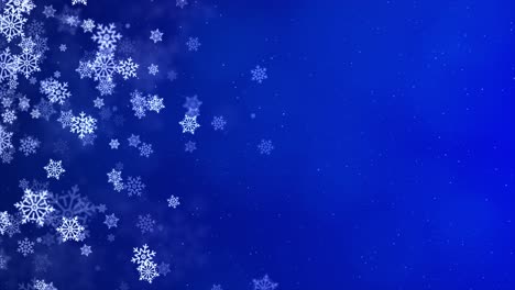 fondo de copos de nieve de invierno