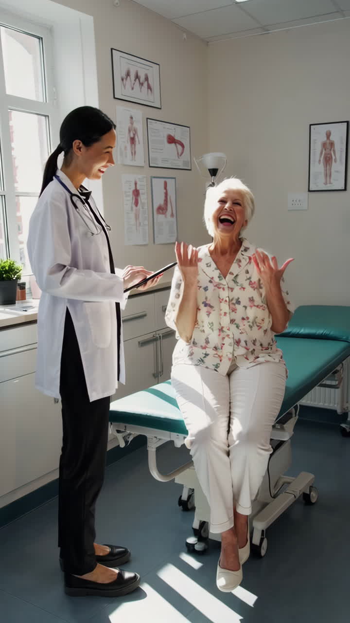 Doctor and Senior Patient in a Medical Consultation