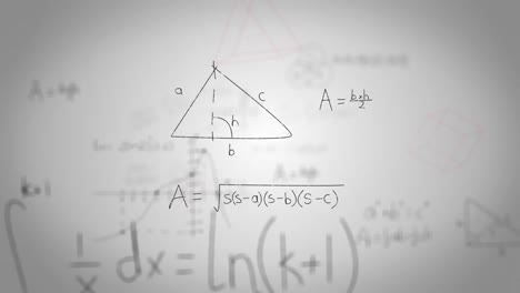 animation of mathematical equations over chemical structures