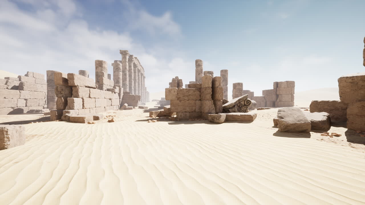 Antiche rovine del deserto