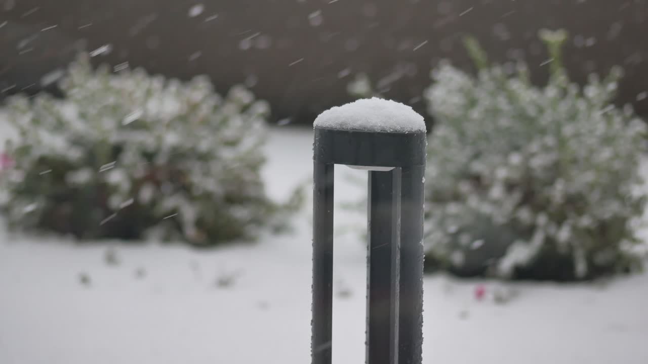 disparo detallado de nieve fresca sin costuras