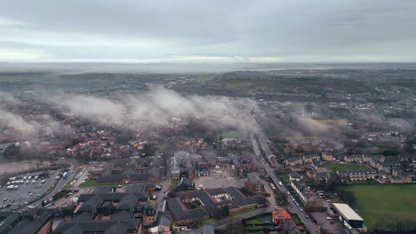 Urban aerial scene