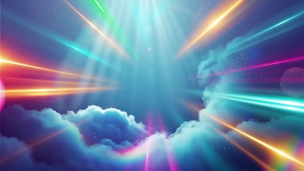 Sfondo di Adorazione Cristiana con Luce Celeste