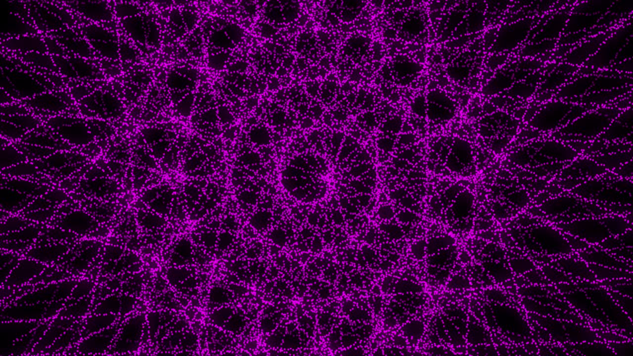 patrón de forma de punto de color rosa animación gráficos de movimiento