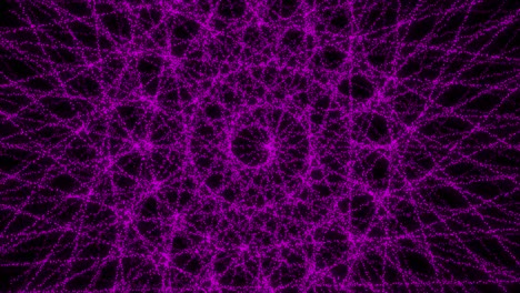 patrón de forma de punto de color rosa animación gráficos de movimiento