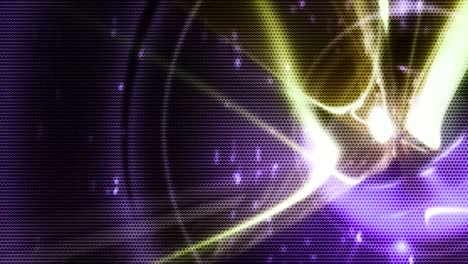 movimiento de fondo estilo matriz partículas generadas al azar chispas rayos de luz estelas estallidos vórtice