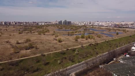 tomas aereas en barrio residencial