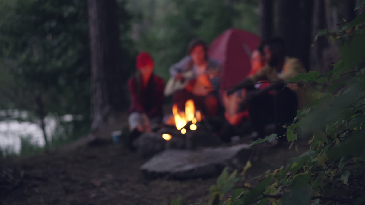 Camping Trip at Night