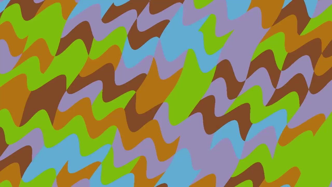 Abstract Motion Background with Wavy Colorful Shapes