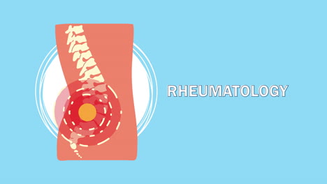 spine human bone pain animation