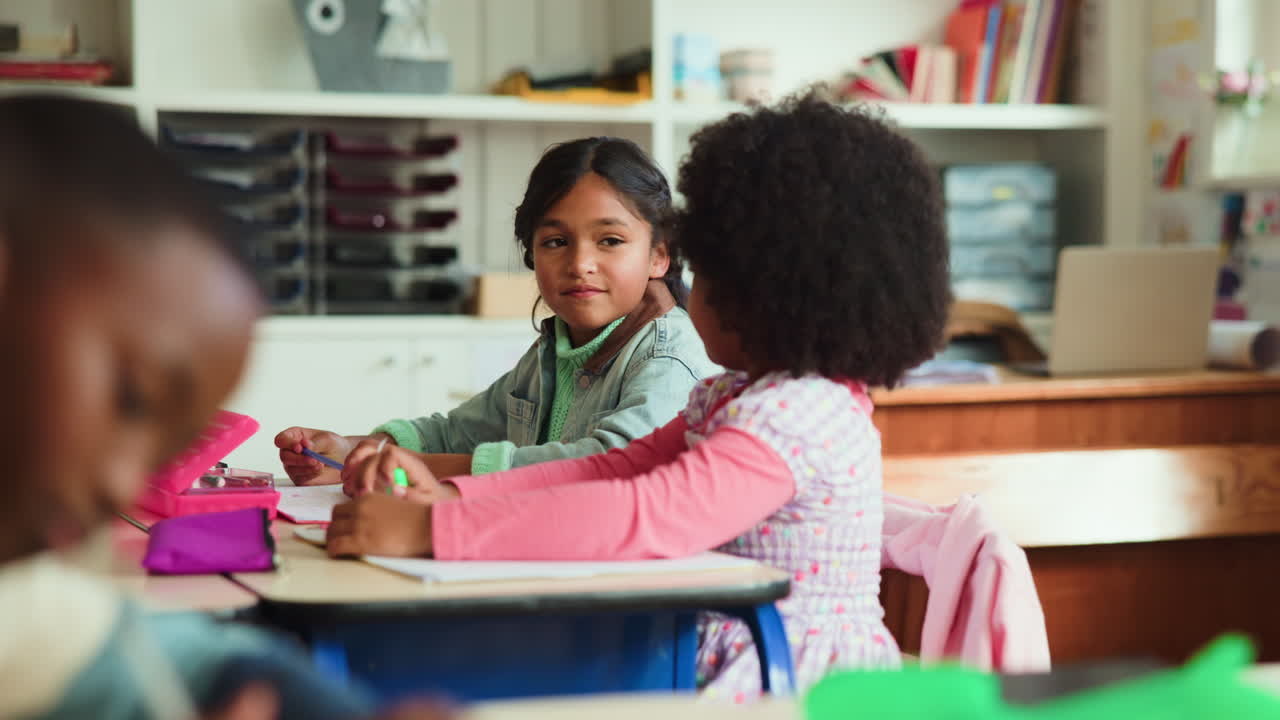 Children Learning Together in the Classroom