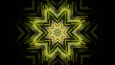 abstract geometric star pattern