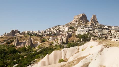 uchisar paisaje rocoso único destino de viaje paisaje de capadocia