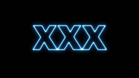 xxx neon sign