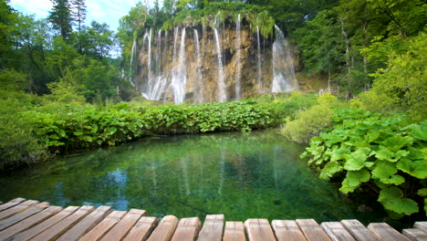 Wasserfall-In-Den-Plitvicer-Seen,-Kroatien.