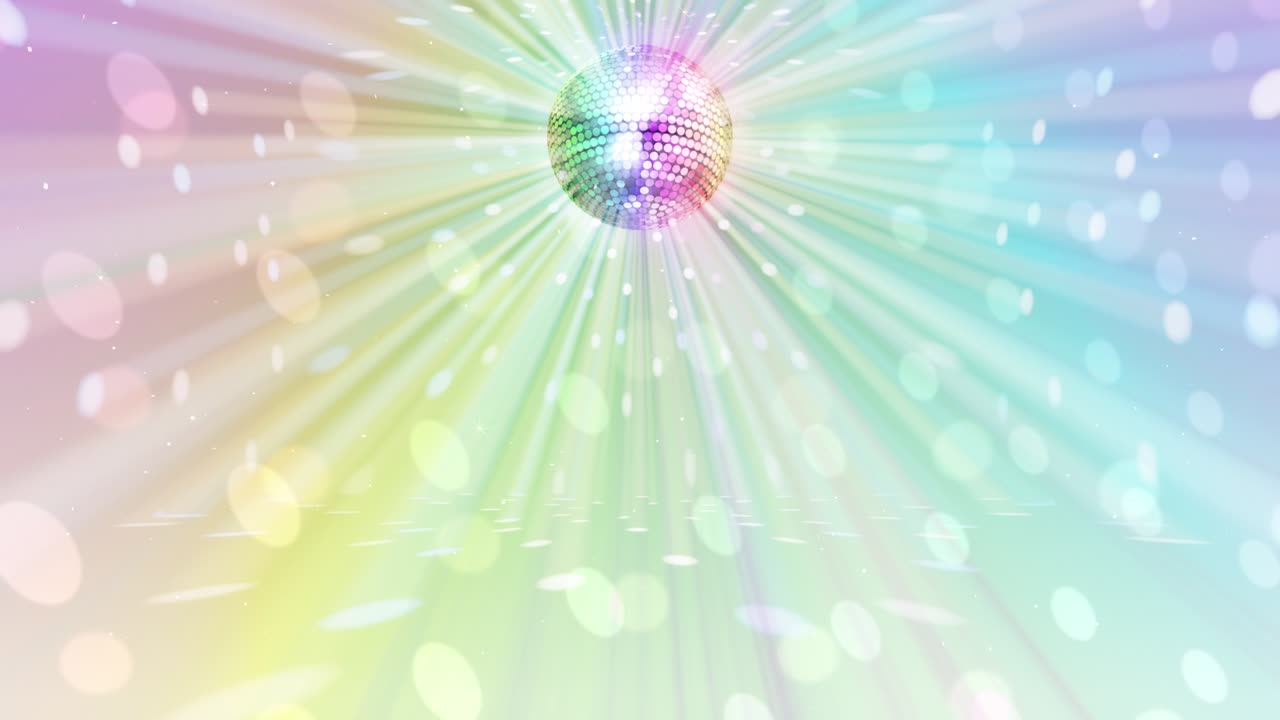 거울 공 디스코 조명 클럽 댄스 파티 반이는 배경